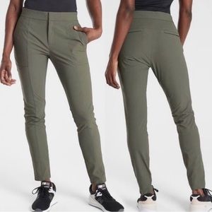BOGO! Athleta Wander Stash Slim Hiking Pant Dark Green Size 4